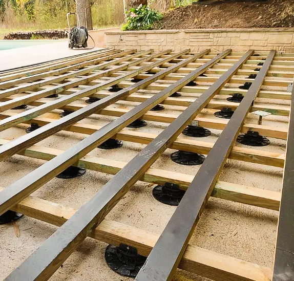 Photo d'une structure de terrasse